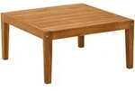 Vidaxl Garden Table Solid Acacia Wood Natural 60 X 60 X 30 Cm