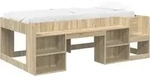 Kinderbettgestell Mit Stauraum Sonoma-eiche 90 X 200 Cm Vidaxl