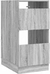 W&auml;scheschrank Sonoma-grau 50 X 68 X 102 Cm Holzwerkstoff Vidaxl