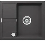Granitsp&uuml;le Victory S580.40 - Grau, Ab 45er Unterschrank, 580 X 500 Mm