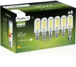 6x Led-lampe E14 Edison St26 4w = 40w 440lm 4000k Neutralleiter 360&deg;
