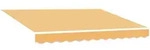 Vidaxl Awning Replacement Fabric Sand 329 X 245 Cm Polyester