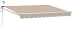 Elektrische Ausziehbare Markise Beige 3,5 X 2,5 M Vidaxl