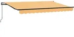 Ausziehbare Markise Sand 2,5 X 2 M Stoff Vidaxl