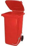 Brb 120 Liter M&uuml;lltonne/m&uuml;llgro&szlig;beh&auml;lter, Mit Fu&szlig;pedal F&uuml;r Handfreie...