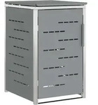 Vidaxl Wheelie Bin Storage For 1 Bin 240l Grey