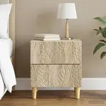 Vidaxl Bedside Table Sonoma Oak 43 X 34.5 X 48 Cm Engineered Wood