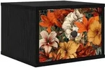 Wandmontiertes Nachttischchen Gennep Schwarz Eichen-optik Vidaxl