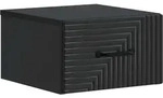Wandmontierter Nachttisch Schwarz 34,5 X 33 X 20 Cm Vidaxl