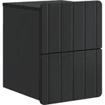 Wandmontierter Nachttisch Schwarz 33 X 34,5 X 43 Cm Vidaxl