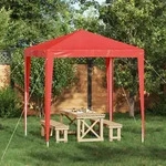 Vidaxl Party Tent 200 X 200 X 240 Cm Red Pe And Steel