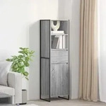 Vidaxl Book Cabinet Grey Sonoma 43 X 36 X 150.5 Cm Engineered Wood