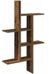 Vidaxl Wall Shelf Old Wood 61 X 15 X 102 Cm Engineered Wood