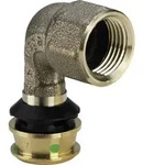 Viega - Pressfitting Raxofix 5314.11 &Uuml;bergangsbogen 90 Grad 32mm X 1' Ig