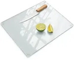 Schneidebrett Aus Geh&auml;rtetem Frosted Glas Ideal Zum Schneiden Von Fleisch...