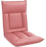 Verstellbarer Fu&szlig;sessel Rosa Kunstleder Vidaxl