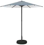 Garten-schirm Mit Fu&szlig; 230 X 230 Cm Polyester Rechtwinklig Vidaxl