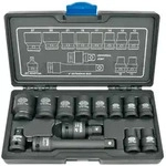 Steckschl&uuml;sselsatz, 1/2 Zoll, Schlagschrauber N&uuml;sse Set, 13-teilig, Cr-mo