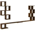 Wandmontiertes Tv-regal Raucheiche 160 X 15 X 94 Cm Vidaxl