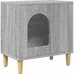 Katzenhaus Sonoma-grau 51 X 30 X 52 Cm Holzwerkstoff Vidaxl