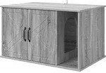 Katzenhaus Sonoma-grau 85 X 55 X 50,5 Cm Holzwerkstoff Vidaxl