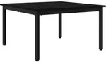 Vidaxl Coffee Table Black Oak 80 X 80 X 45 Cm Engineered Wood