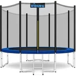 Trampolin &Oslash; 305 Cm T&uuml;v Rheinland Gepr&uuml;ft Komplettset Mit Sicherheitsnetz,...