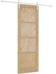 Vidaxl Sliding Door Orkdal 73.5 X 211 Cm Solid Pine Wood