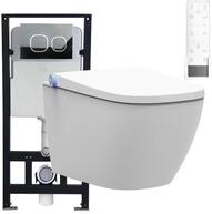 Wc-komplettpaket 26 Bernstein Dusch-wc Pro+ 1104 Vorwandelement G3004a Modell Schwarz