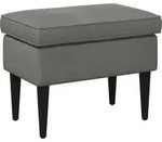 Vidaxl Foot Stool Dark Grey 55 X 35 X 41 Cm Velvet