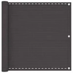 Balkonsichtschutz Anthrazit 75 X 800 Cm Hdpe Und Aluminium Vidaxl