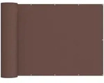 Balkon Sichtschutz 200 X 600 Cm Stoff Mit Pu-beschichtung Braun Vidaxl
