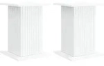 Vidaxl Plant Stand 2 Pcs White 30.5 X 30 X 43 Cm Engineered Wood