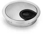 Oneconcept - Kabeldurchf&uuml;hrung 2er-set 60 Mm Metall Borstendichtung