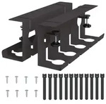 Unter Dem Schreibtisch Kabelmanagement Tray 2 Stk. Schwarz Vidaxl