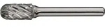 Fr&auml;sstift Wrc Special Steel D.10mm Kopf-l.20mm Schaft-d.6mm Hm Verz.kreuz Tw