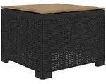 1-sitzer Garten-sofa Mit Kissen Rattan-look Pp Anthrazit Vidaxl