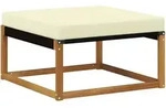 Vidaxl Outdoor Footstool Solid Acacia Wood Natural