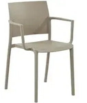 Gartenstuhl Valtor Taupe