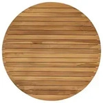 Vidaxl Table Top &Oslash; 80 X 3.5 Round Solid Teak Wood Natural