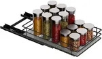 Gew&uuml;rzregal Ausziehbar Schrank Organizer K&uuml;che Metall Langlebig