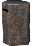 Elementi Abdeckung F&uuml;r Gasflaschen In Basalt Naturstein-optik, Braun, 47 X 38 X 62