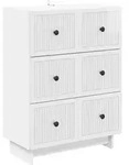 Vidaxl Drawer Cabinet 66 X 34.5 X 90 Cm Engineered Wood