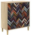 Sideboard Ommen Sonoma 69 X 33 X 75 Cm Holzwerkstoff Vidaxl