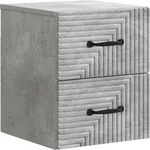 Wandmontierter Nachttisch Betongrau 34,5 X 33 X 40 Cm Vidaxl