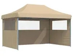 Partyzelt 292 X 440 X 315 Cm Beige Oxford-stoff Vidaxl