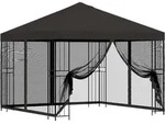 Vidaxl Garden Gazebo With Sidewalls 3 X 3 M Anthracite