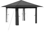 Gazebo Ohne Seitenwand Hellgrau Und Anthrazit Vidaxl