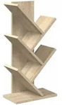 Vidaxl Tree Bookshelf 4-tier 30 X 18 X 60 Cm Engineered Wood