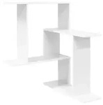 Vidaxl Wall Shelf White 67 X 67 X 87 Cm Engineered Wood